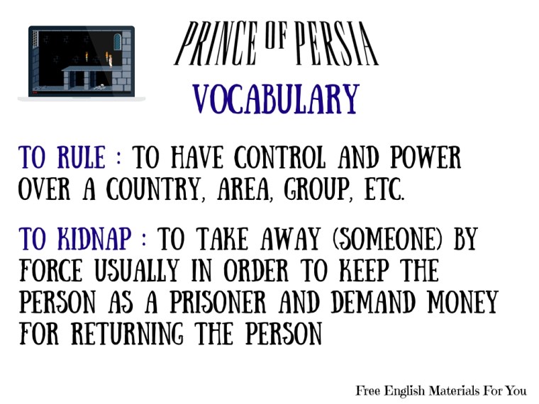 VOCABULARY LIST - episode 5 - English4Gamers - Free English Materials For You - Prince Of Persia.jpg